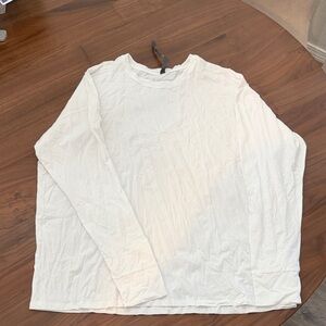 Vuori Men's Long Sleeve White Tee